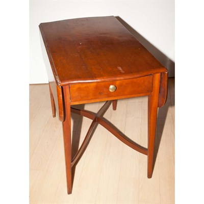 Lot 188 - American Fruitwood Pembroke Table Height 28...