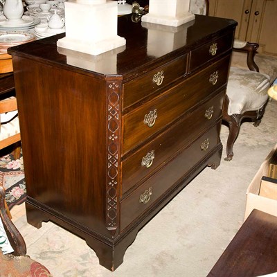 Lot 204 - George III Style Mahogany Chest of Drawers...