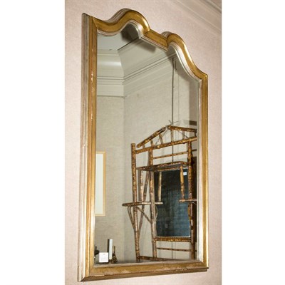 Lot 226 - Gilt-Wood Framed Mirror Height 45 inches,...