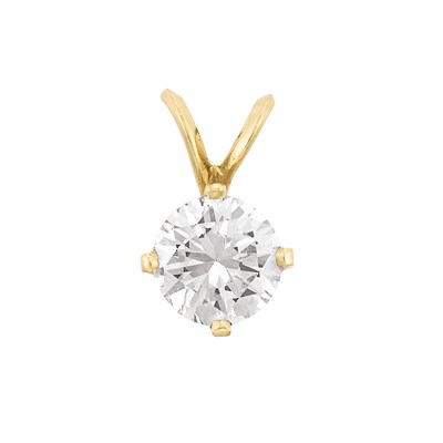 Lot 136 - Gold and Diamond Pendant