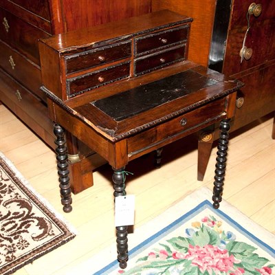 Lot 253 - William and Mary Style Oak and Rosewood...