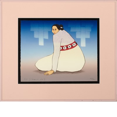 Lot 140 - R.C. Gorman YUYAKE; KRISTEN; [SEATED WOMAN];...