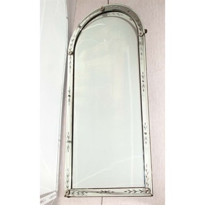 Lot 263 - Venetian Style Mirror Framed Mirror Height 45...