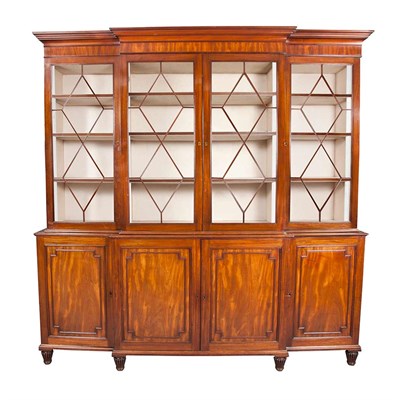 Lot 391 - William IV Mahogany Bookcase Circa 1830 In two...