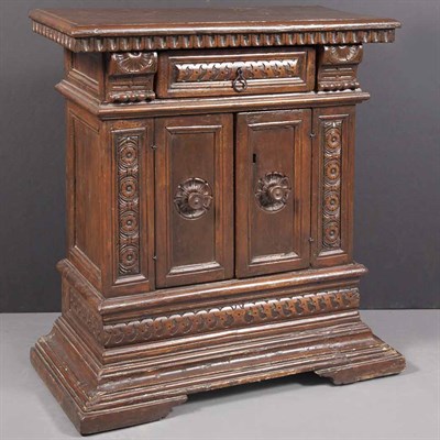 Lot 160 - Italian Baroque Walnut Side Cabinet The...