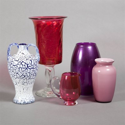 Lot 291 - Group of Glass Table Articles Approximately...