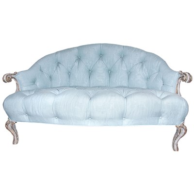 Lot 144 - Italian Rococo Style Painted Wood Settee...