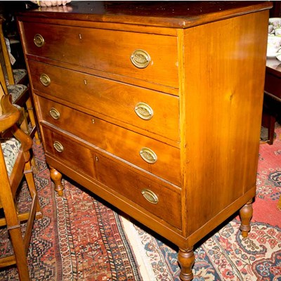 Lot 315 - American Stained Fruitwood Chest of Drawers...