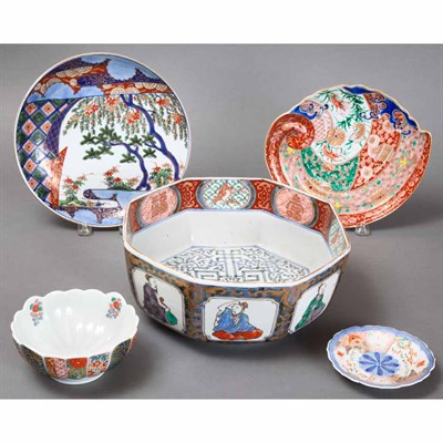 Lot 327 - Group of Japanese Porcelain Table Articles...