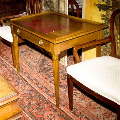 Lot 341 - Regency Style Mahogany Desk Height 28 inches,...