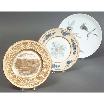 Lot 351 - Group of Porcelain Plates Approximately...