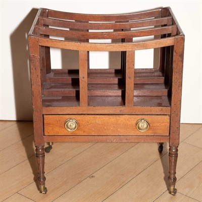 Lot 374 - Regency Style Mahogany Canterbury Height 19...