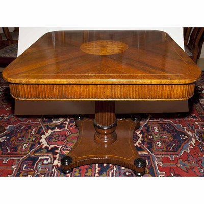 Lot 393 - Regency Style Mahogany Table Height 29 inches,...