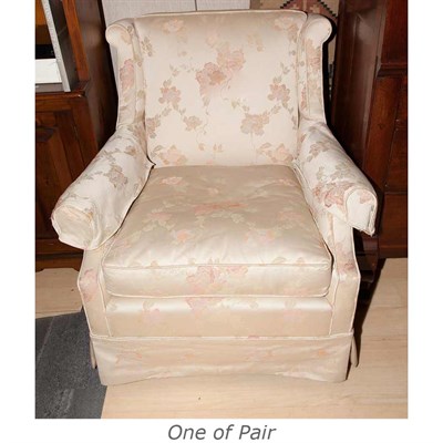 Lot 442 - Pair of Upholstered Armchairs