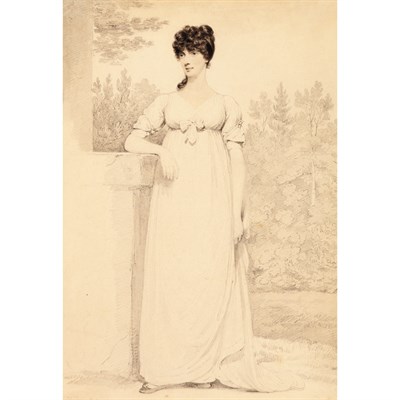 Lot 58 - British School Circa 1800 Portrait of a Lady...