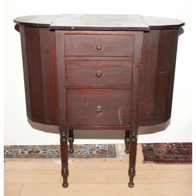 Lot 453 - Regency Style Stained Wood Side Table Height...