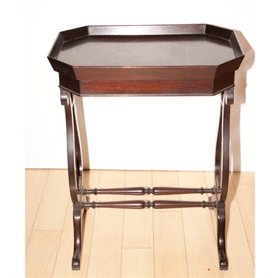 Lot 458 - Regency Style Stained Wood Side Table Height...