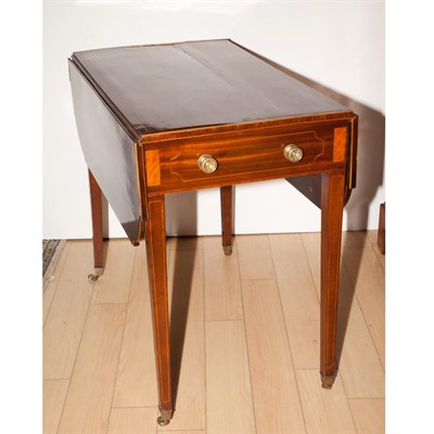 Lot 481 - Two Regency Style Mahogany Pembroke Table...
