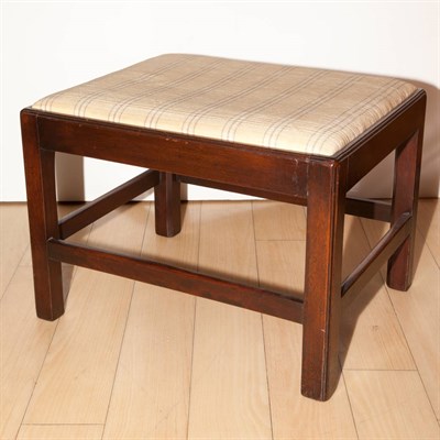 Lot 482 - Two Georgian Style Mahogany Stools Height of...