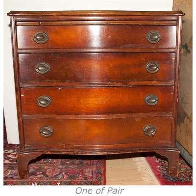 Lot 511 - Pair of Georgian Style Mahogany Chests of...