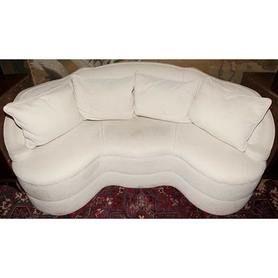Lot 512 - Upholstered Sofa Length 6 feet 6 inches.