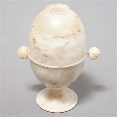 Lot 591 - Alabaster Egg Transformation Viewer English,...