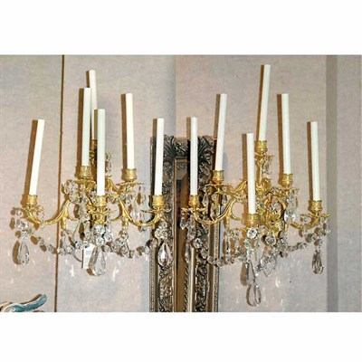 Lot 286 - Pair of Transitional Louis XV/XVI Style Gilt...