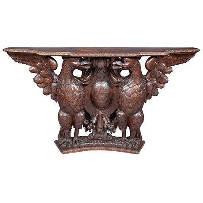 Lot 110 - Italian Neoclassical Style Carved Dark Stained...