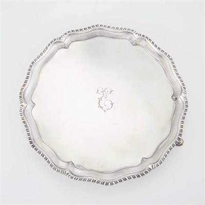 Lot 219 - George III Silver Salver Richard Rugg, London,...