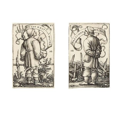 Lot 13 - Hans Sebald Beham (1500-1550) ES IST KALT...