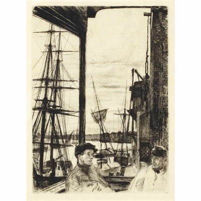 Lot 175 - James Abbott McNeill Whistler ROTHERHITHE (K....
