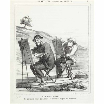Lot 35 - Honore Daumier (1808-1879) PYGMALION; VOTRE...