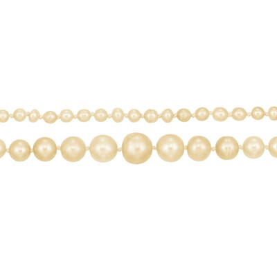 Lot 174 - Natural Pearl Necklace
