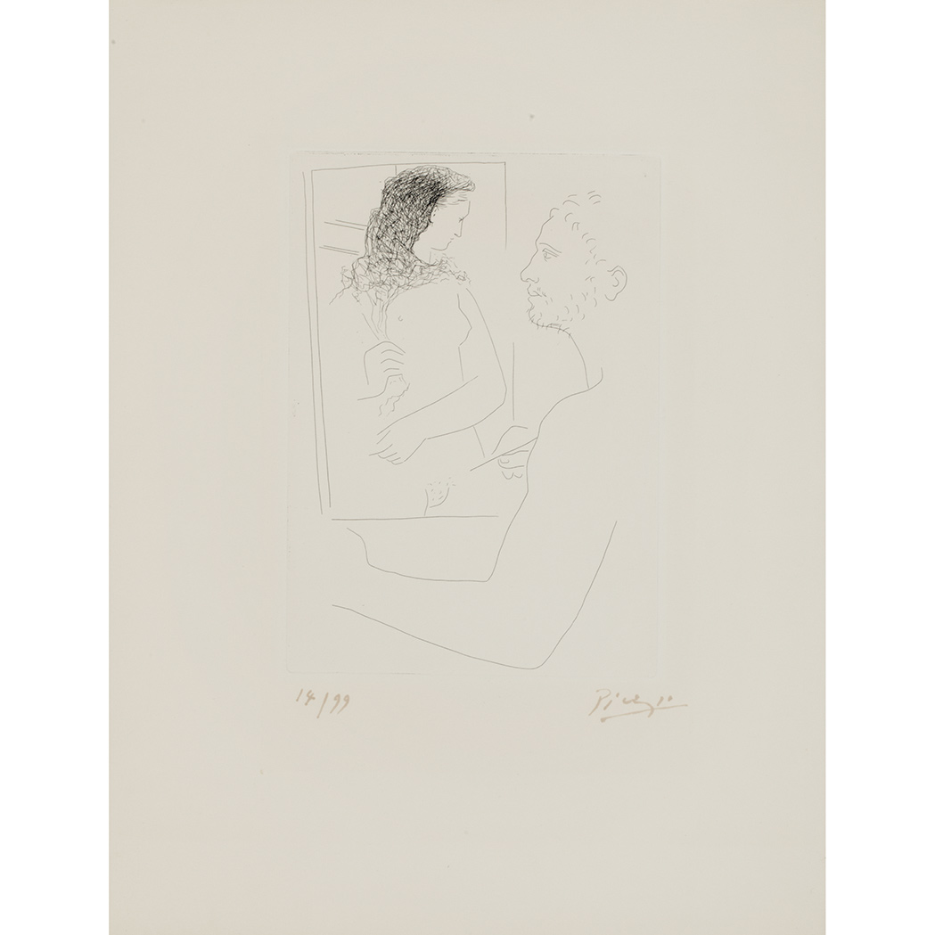 Lot 94 - Pablo Picasso PEINTRE DEVANT SON TABLEAU (B....