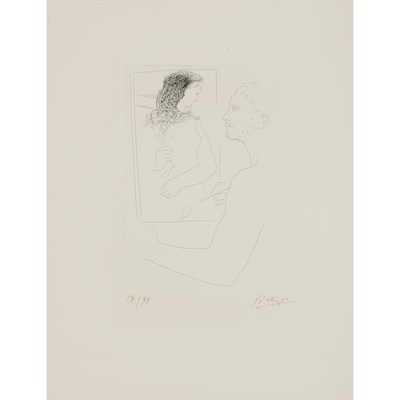 Lot 94 - Pablo Picasso PEINTRE DEVANT SON TABLEAU (B....