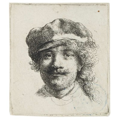 Lot 121 - Rembrandt van Rijn (1606-1669) SELF PORTRAIT...