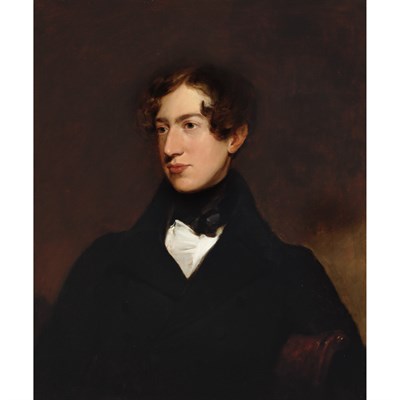 Lot 68 - Circle of George Romney Portrait of James...