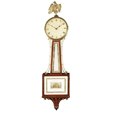 Lot 282 - Federal Brass Mounted Mahogany and Eglomise...