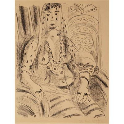 Lot 68 - Henri Matisse (1869-1954) ODALISQUE VOILEE...