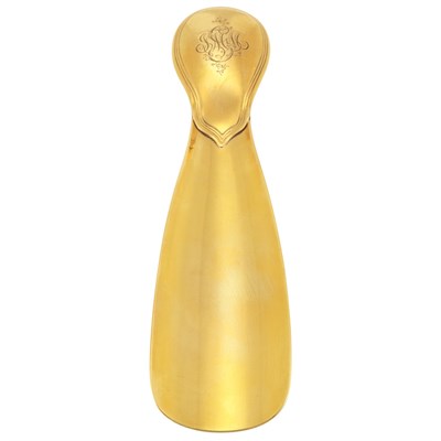 Lot 286 - Tiffany & Co. Makers 18 Kt. Yellow Gold Shoehorn