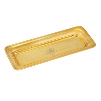 Lot 285 - Tiffany & Co. Makers 18 Kt. Yellow Gold Tray