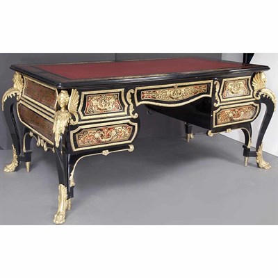 Lot 250 - Louis XIV Style Gilt-Metal Mounted Brass...