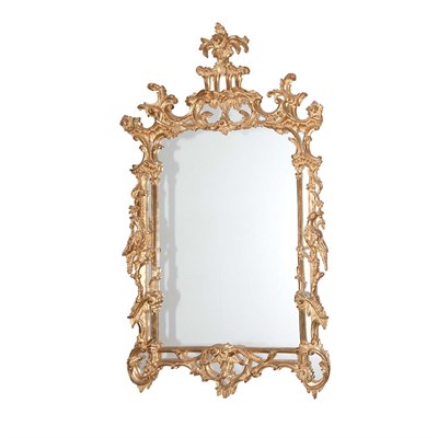 Lot 178 - George III Style Gilt-Wood Mirror Height 54...