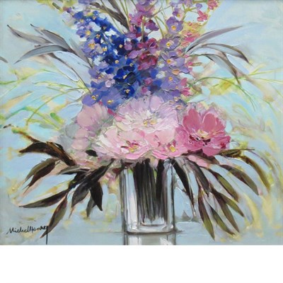 Lot 62 - Michel-Henry French, b. 1928 Still Life of...