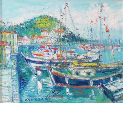 Lot 8 - Yolande Ardissone French, b. 1927 Bateau en...