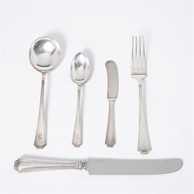 Lot 483 - Assembled Partial Sterling Silver Flatware...