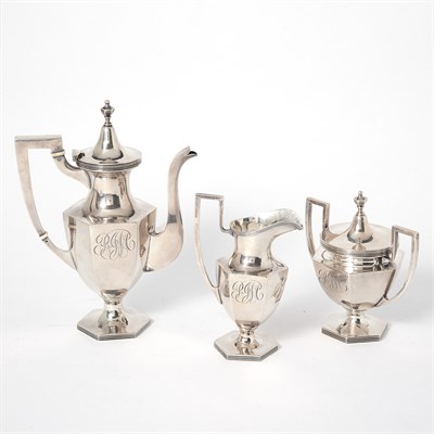 Lot 488 - Stieff Sterling Silver Three-Piece Coffee...