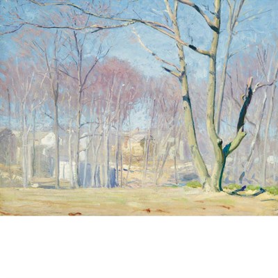 Lot 313 - Daniel Garber American, 1880-1958 A Wooded...