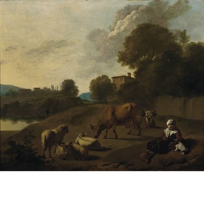 Lot 27 - Simon Van der Does Dutch, Born circa 1653-Died...
