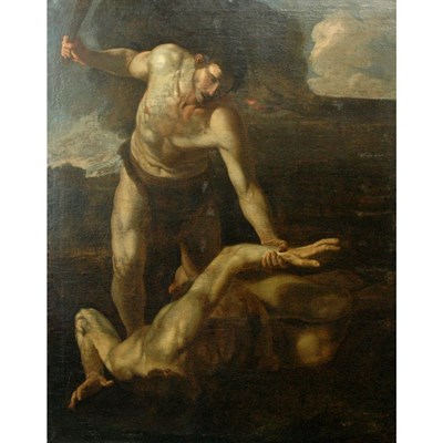 Lot 45 - Attributed to Orazio Riminaldi Cain and Abel...